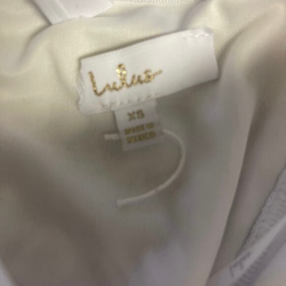 LULU'S XS Passionate Charisma White Lace Strapless Mermaid Maxi Dress B135 - Picture 8 of 10